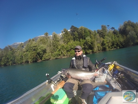 Fotos da pesca esportiva em Chaiten no Chile